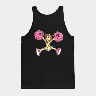 Cute Cheerleader Girl - T-Shirt or Gift for every Cheer Girl, Mom or Cheerleading Girls Tank Top